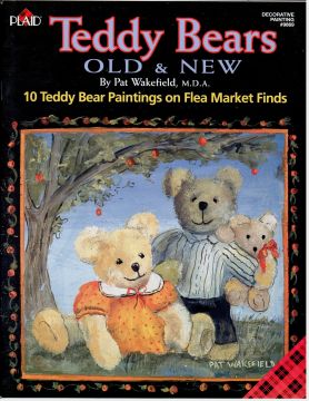 Teddy Bears Old & New Painting - Pat Wakefield - OOP